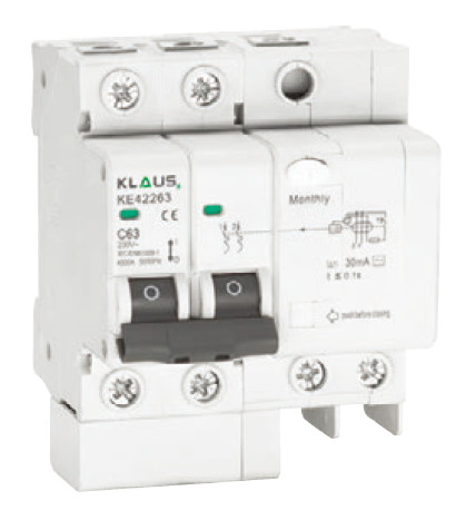 RESIDUAL CURRENTCIRCUIT BREAKER(RCBO) KE42206-42263